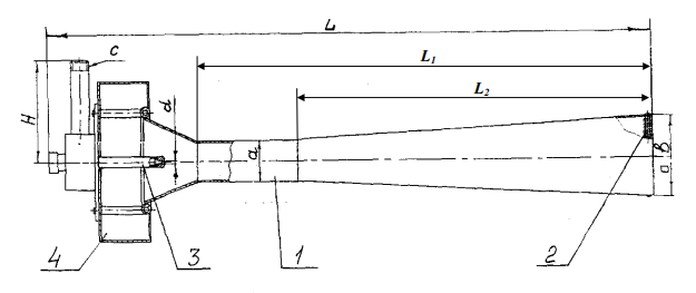 Схема газовой горелки ИГК 1-170